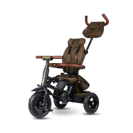 QPLAY RITO DELUXE Rubber sulankstomas triratukas guminiais ratais